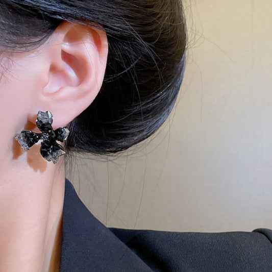 Korean Premium Flower stone Earring