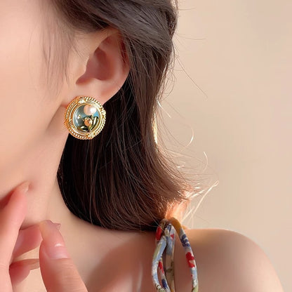 Korean unique luxurious earring