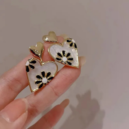 korean Heart Shape Cute Earring