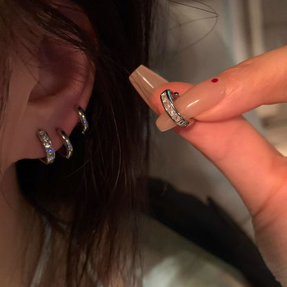 Korean silver 4 pc Earring set