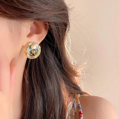 Korean unique luxurious earring