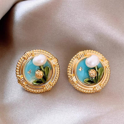 Korean unique luxurious earring