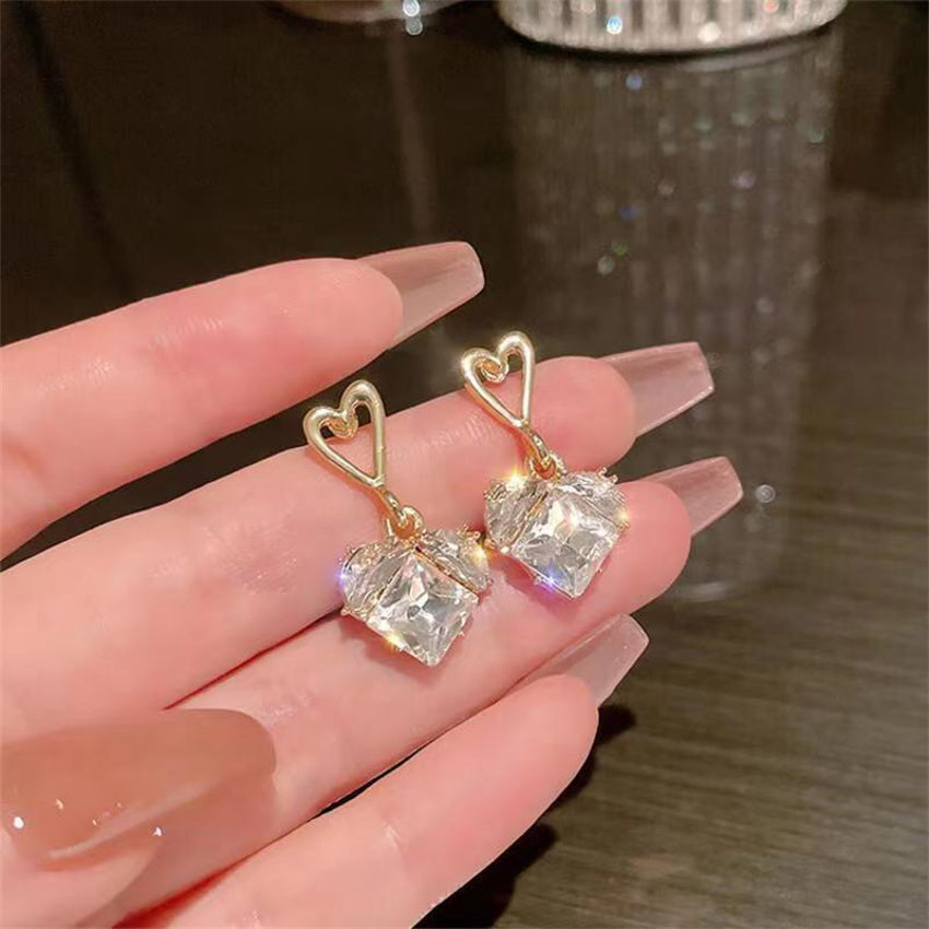 Korean Crystal stonr Earring