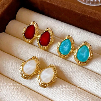 Korean red beautiful Earring