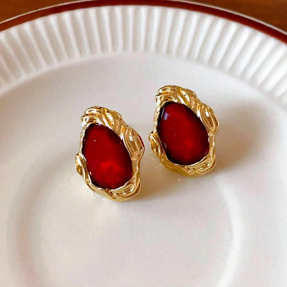 Korean red beautiful Earring