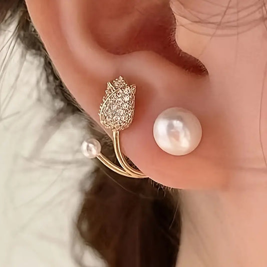 korean luxurious lotus Earring