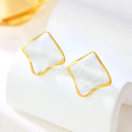korean anti tarnish cute earring