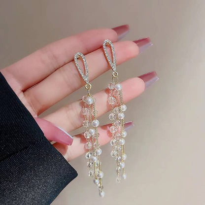 korean Luxury cute long earring