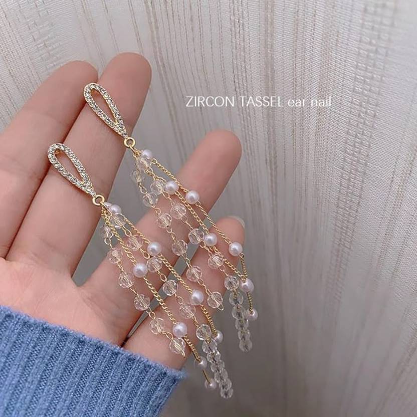 korean Luxury cute long earring