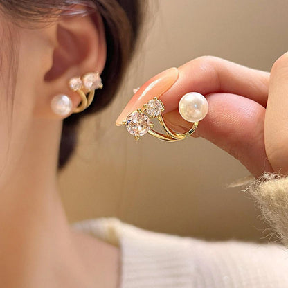 Korean Luxurious Cute Stud Zirconia Earring